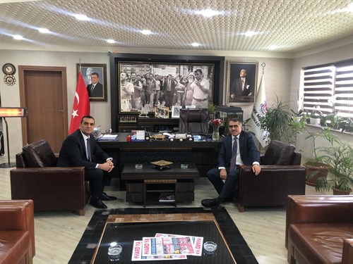 Kaymakamımız Önal, Türk Metal İş Sendikası Eskişehir Şube Başkanı'nı Ziyaret Etti