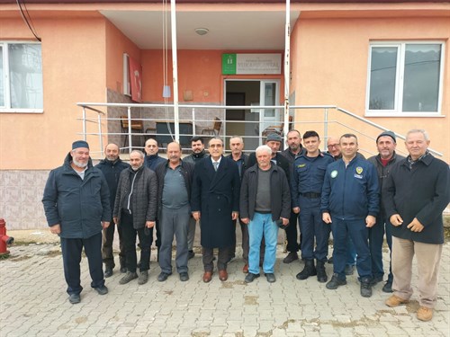 Kaymakamımız Sayın Sadettin Yücel ve İlçe Jandarma Komutanı Binbaşı Sayın Aykut Yiğiter,  Yukarı Kartal Mahallesi Muhtarlığına Ziyarette Bulundu.