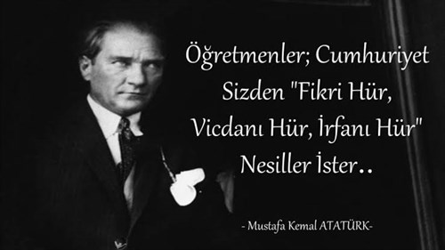 Kaymakamımız Ahmet Önal'ın "24 Kasım Öğretmen Günü" Mesajı